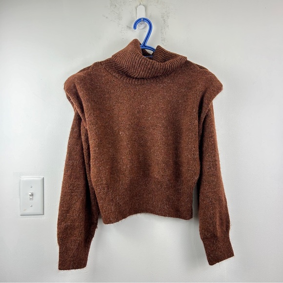 Mango MNG Boxy fit Padded Shoulder Sweater - Picture 2 of 6